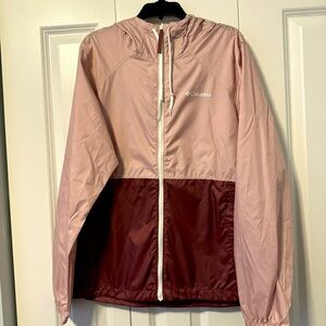 Columbia Women’s Flash Forward Hood Color-block Windbreaker Jacket- Size Small